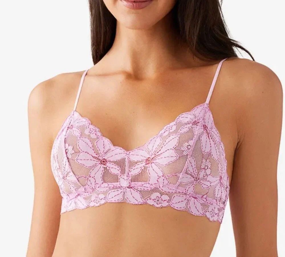 b.Tempt’d by Wacoal NWT size S pink Feeling Famous bralette